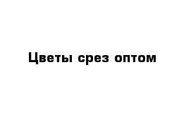 Цветы срез оптом